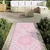 Produktbild 3 för Utomhusmatta rosa 80x250 cm PP