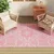 Produktbild 3 för Utomhusmatta rosa 140x200 cm PP