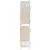 Produktbild 2 för 338559 4-Panel Room Divider Cream 140x165 cm Fabric