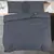 Produktbild 5 för Bäddset antracit 240x220 cm lätt mikrofiber