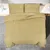Produktbild 5 för Bäddset taupe 200x200 cm bomull