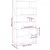 Produktbild 8 för Bokhylla Rumsavdelare sonoma-ek 100x24x188 cm