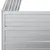 Produktbild 6 för Odlingslåda upphöjd galvaniserat stål 100x40x45 cm silver