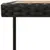 Produktbild 5 för Trädgårdsbord svart 109x107x74 cm konstrotting & massiv akacia