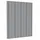 Takprofiler 12 st galvaniserat stål grå 60x45 cm