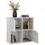 Produktbild 4 för Bokhylla betong-färg 60x27,5x59,5 cm spånskiva 
