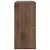 Produktbild 7 för Bokhylla rökfärgad ek 60x27,5x59,5 cm spånskiva 