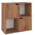 Produktbild 9 för Bokhylla brun ek 60x27,5x59,5 cm spånskiva 