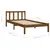 Produktbild 9 för Sängram honungsbrun massiv furu 75x190 cm