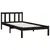 Produktbild 3 för Sängram svart massiv furu 75x190 cm