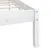 Produktbild 8 för Sängram vit massiv furu 90x190 cm