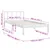 Produktbild 8 för Sängram vit massiv furu 90x200 cm