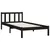 Produktbild 3 för Sängram svart massiv furu 90x200 cm
