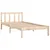 Produktbild 3 för Sängram massiv furu 100x200 cm