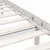 Produktbild 7 för Sängram vit massiv furu 200x200 cm 