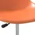 Produktbild 8 för Snurrbara matstolar 2 st orange PP
