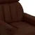 Produktbild 6 för Massagefåtölj brun konstläder