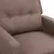 Produktbild 6 för Reclinerfåtölj taupe tyg
