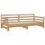 Produktbild 5 för Dagbädd utdragbar 2x(90x200) cm honungsbrun massiv furu