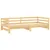 Produktbild 4 för Dagbädd utdragbar 2x(90x200) cm massiv furu