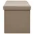 Produktbild 4 för Hopfällbar förvaringsbänk cappuccino PVC 