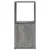 Produktbild 5 för Roterande hylla betonggrå 34,5x34,5x75,5 cm spånskiva