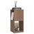 Produktbild 3 för Roterande hylla sonoma-ek 34,5x34,5x75,5 cm spånskiva