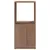 Produktbild 5 för Roterande hylla sonoma-ek 34,5x34,5x75,5 cm spånskiva
