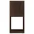 Produktbild 4 för Roterande hylla rökfärgad ek 34,5x34,5x75,5 cm spånskiva