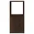 Produktbild 5 för Roterande hylla rökfärgad ek 34,5x34,5x75,5 cm spånskiva