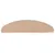 Produktbild 4 för Trappstegsmattor självhäftande 15 st 65x22,5x3,5 cm beige