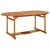 Produktbild 6 för Matgrupp för trädgården 7 delar 180x90x75 cm massivt akaciaträ