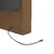 Produktbild 10 för Dagbädd med madrass USB brun tyg 90x200 cm