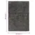 Produktbild 6 för Matta antracit 140x200 cm 50 mm