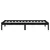 Produktbild 5 för Sängram svart massiv furu 75x190 cm