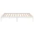 Produktbild 5 för Sängram vit massiv furu 140x190 cm