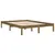 Produktbild 3 för Sängram honungsbrun massiv furu 140x190 cm