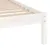 Produktbild 6 för Sängram vit massiv furu 90x200 cm