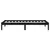 Produktbild 5 för Sängram svart massiv furu 90x200 cm