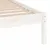 Produktbild 6 för Sängram vit massiv furu 100x200 cm