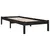 Produktbild 3 för Sängram svart massiv furu 100x200 cm