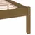 Produktbild 6 för Sängram honungsbrun massiv furu 120x200 cm