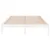 Produktbild 4 för Sängram vit massiv furu 140x200 cm