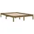 Produktbild 3 för Sängram honungsbrun massiv furu 200x200 cm