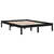 Produktbild 3 för Sängram svart massiv furu 200x200 cm 