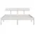 Produktbild 4 för Sängram vit massiv furu 120x190 cm