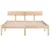 Produktbild 4 för Sängram massiv furu 135x190 cm UK dubbel