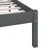 Produktbild 7 för Sängram vit massiv furu 135x190 cm UK dubbel