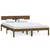 Produktbild 2 för Sängram honungsbrun massiv furu 140x190 cm