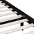 Produktbild 6 för Sängram svart massiv furu 90x200 cm